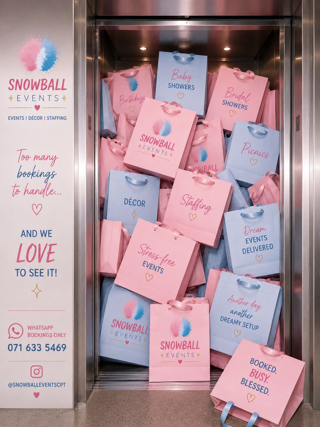 Snowball Events CPT — too many bookings to handle